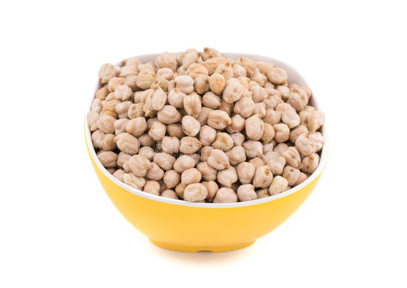 Garbanzos Crudos O Kabuli Chana Imagen de archivo Imagen de bolso