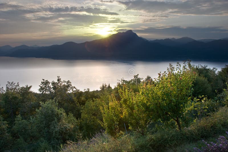 Garda lake landscape