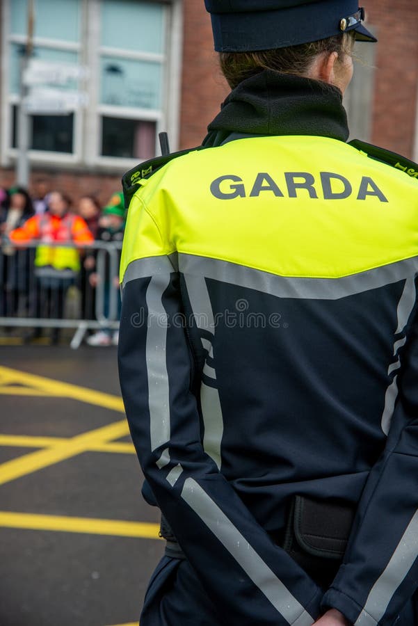 Uniform of the Garda, Limerick, Ireland, 20, August, 2022 Editorial