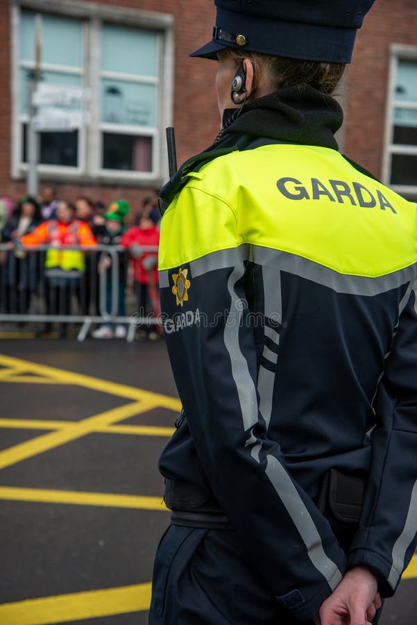 Uniform of the Garda, Limerick, Ireland, 20, August, 2022 Editorial