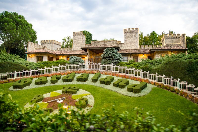 Gardaland Theme Park in Castelnuovo Del Garda, Italy.