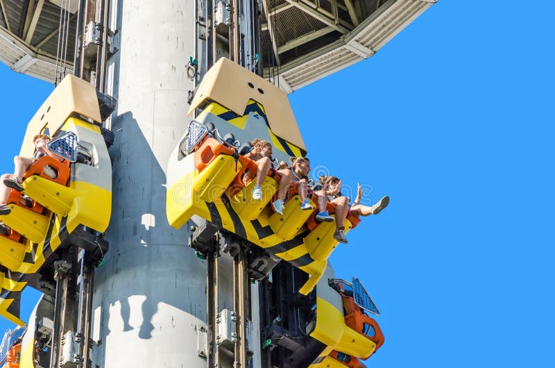 Gardaland Theme Park in Italy on August, 2013