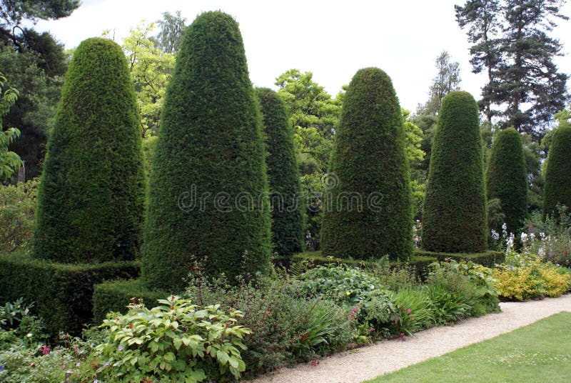 Garden art stock image. Image of herbaceous, scene, trees 64882747