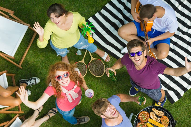 Garden barbecue and grill party royalty free stock image Garden barbecue and grill party royalty free stock image