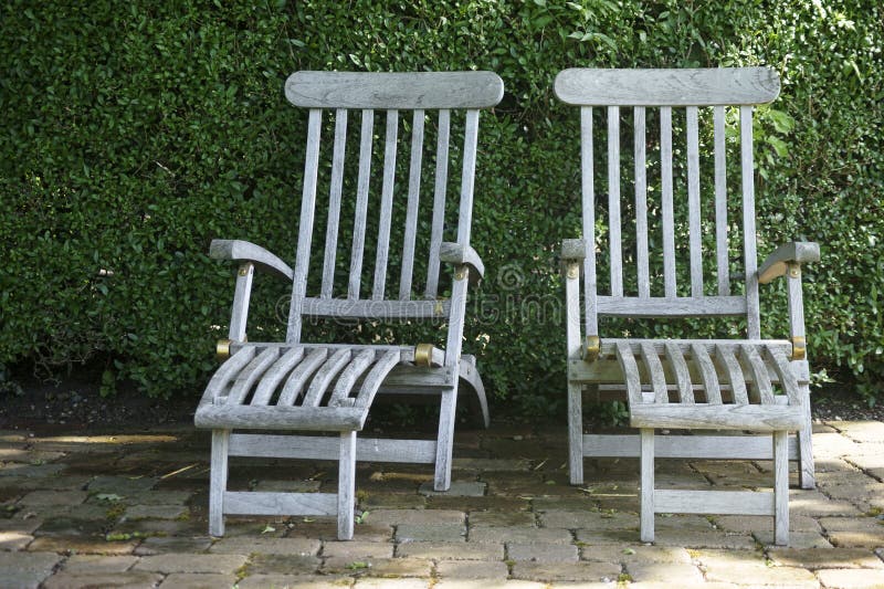 Garden chair stock image. Image of hedges, green, lawn - 46209771