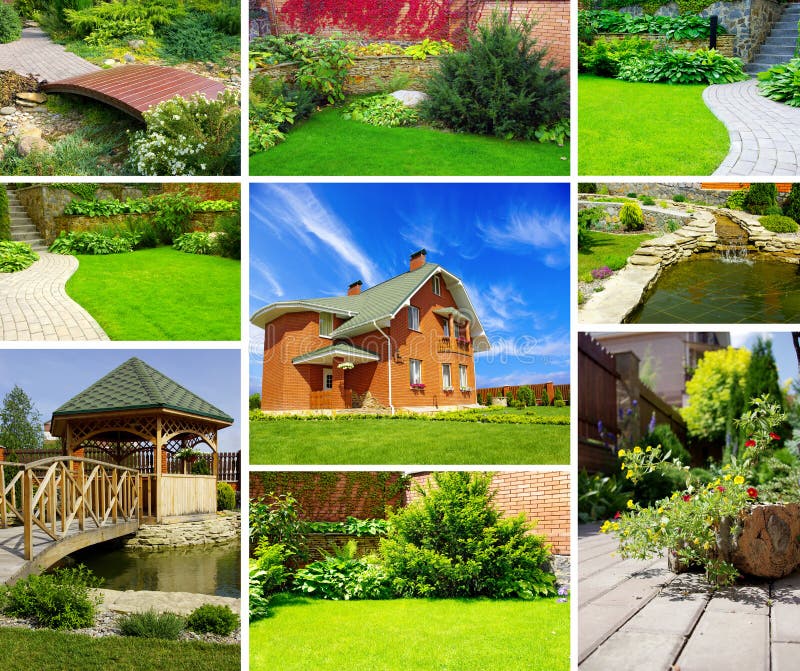 Garden collage