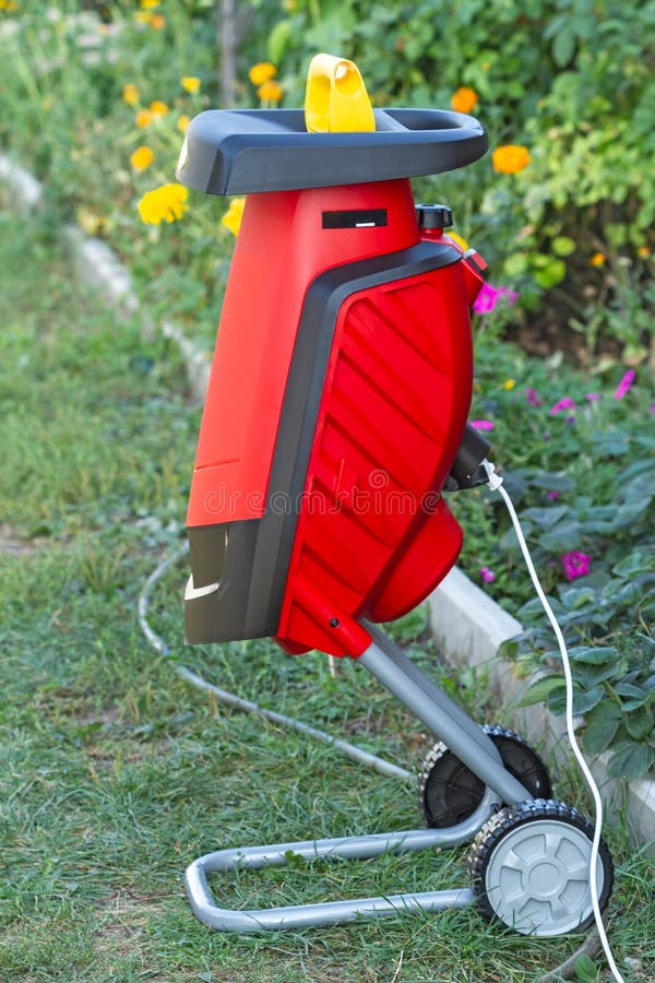 Garden electric chopper stock image. Image of electric 127701661