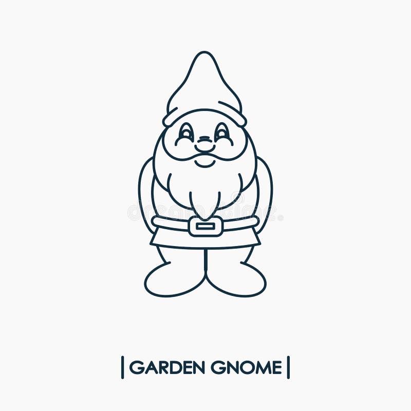 Download Garden gnome icon stock vector. Illustration of smiling ...