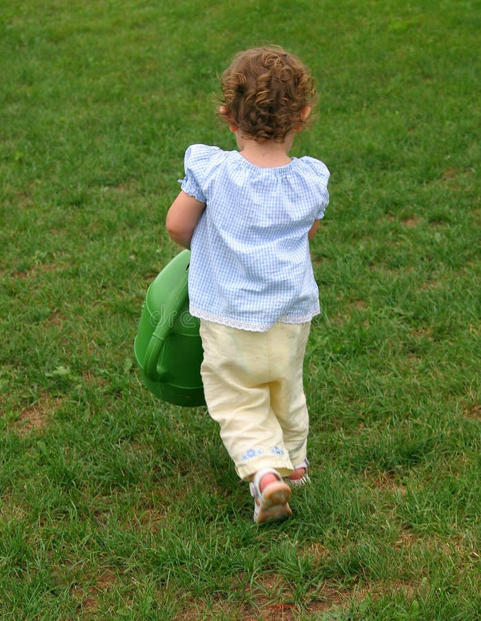 Garden Helper stock image. Image of girl, helper, female 205197