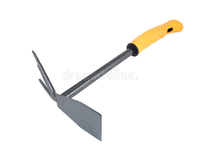 Garden hoe tool stock image. Image of hoeing, hand, growth 69645921