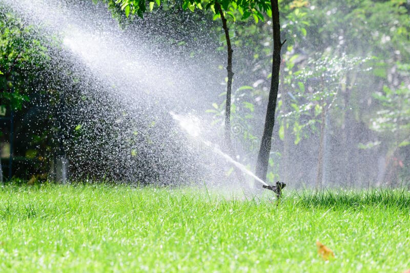 Garden lawn water sprinkler system