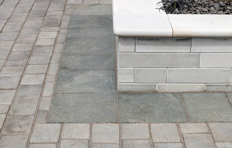 Garden paving example