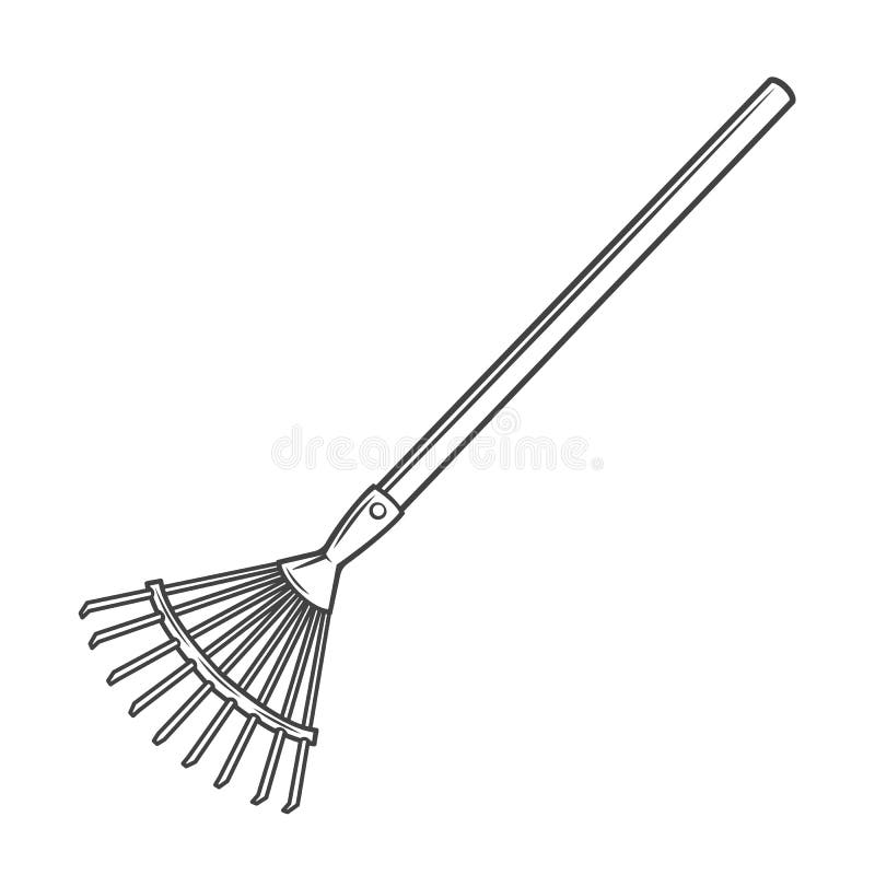 Rake Clip Art Black And White