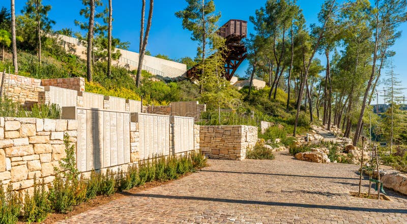 Garden of the Righteous among the Nations Stock Image - Image of savior