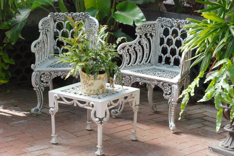 Garden Seating royalty free stock photos