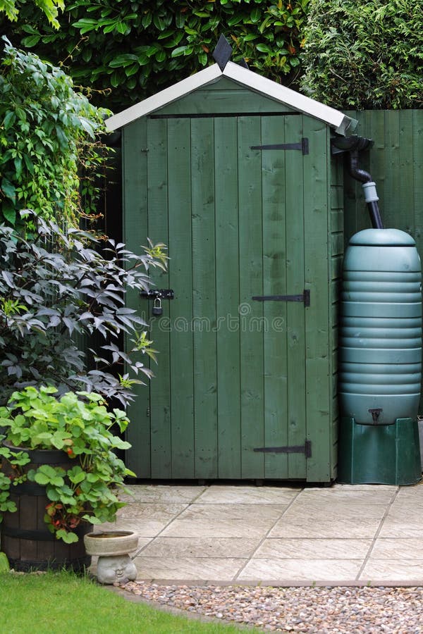 Garden Shed in an English Garden