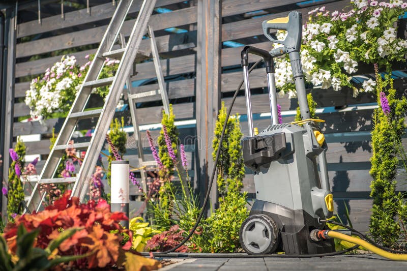 Garden Spring Cleaning Time stock photos Garden Spring Cleaning Time stock photos