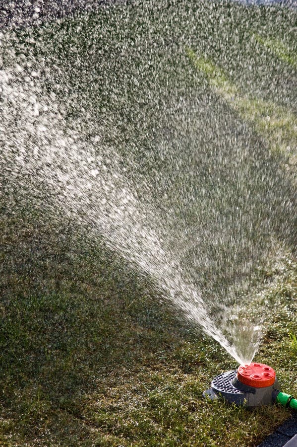 Garden Sprinkler Detailed Background Image Stock Image - Image of
