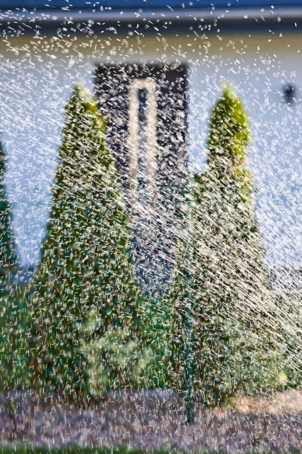 Garden Sprinkler Detailed Background Image Stock Image - Image of