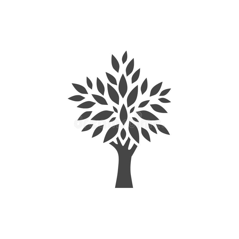Garden tree icon - Illustration vector illustration