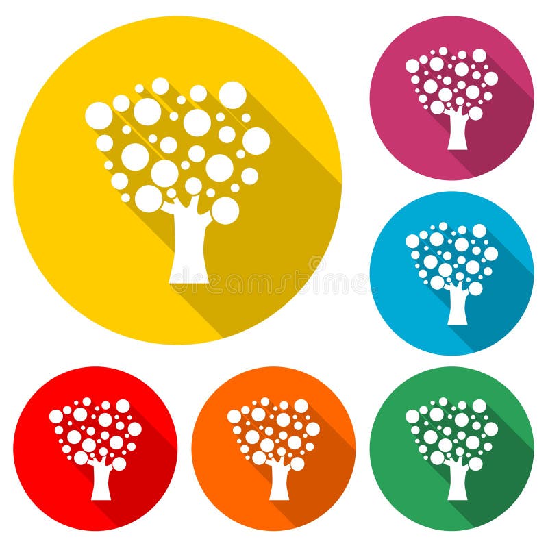 Garden tree icon - Illustration vector illustration