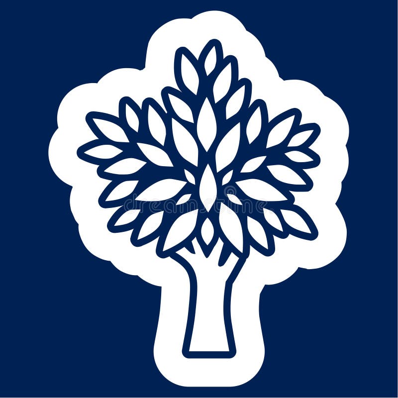 Garden tree icon - Illustration stock illustration