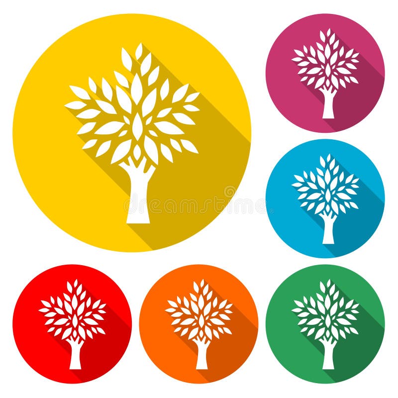 Garden tree icon - Illustration royalty free illustration