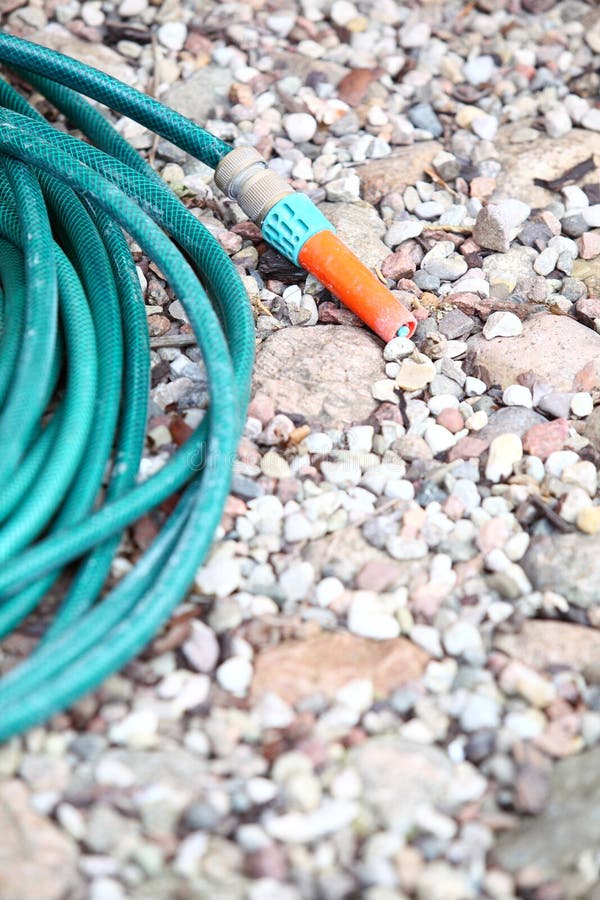 Garden Water Hose Outdoor Sand Stock Image Image of aged, meadow