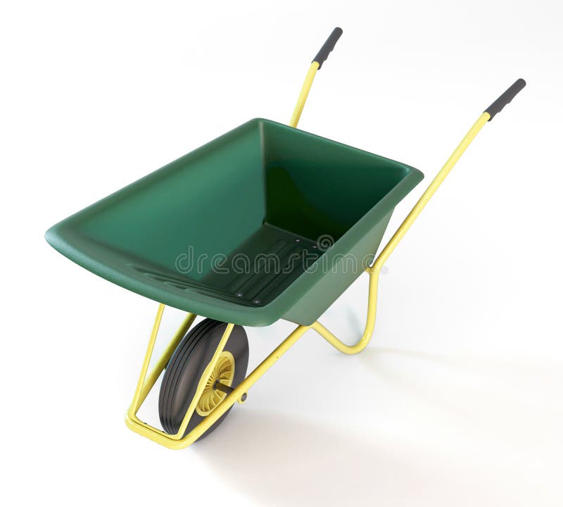 Garden Wheelbarrow stock illustration. Illustration of empty 276882153
