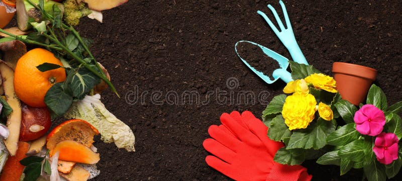 Gardening Tools and Flowers Stock Image - Image of house, green: 25113869