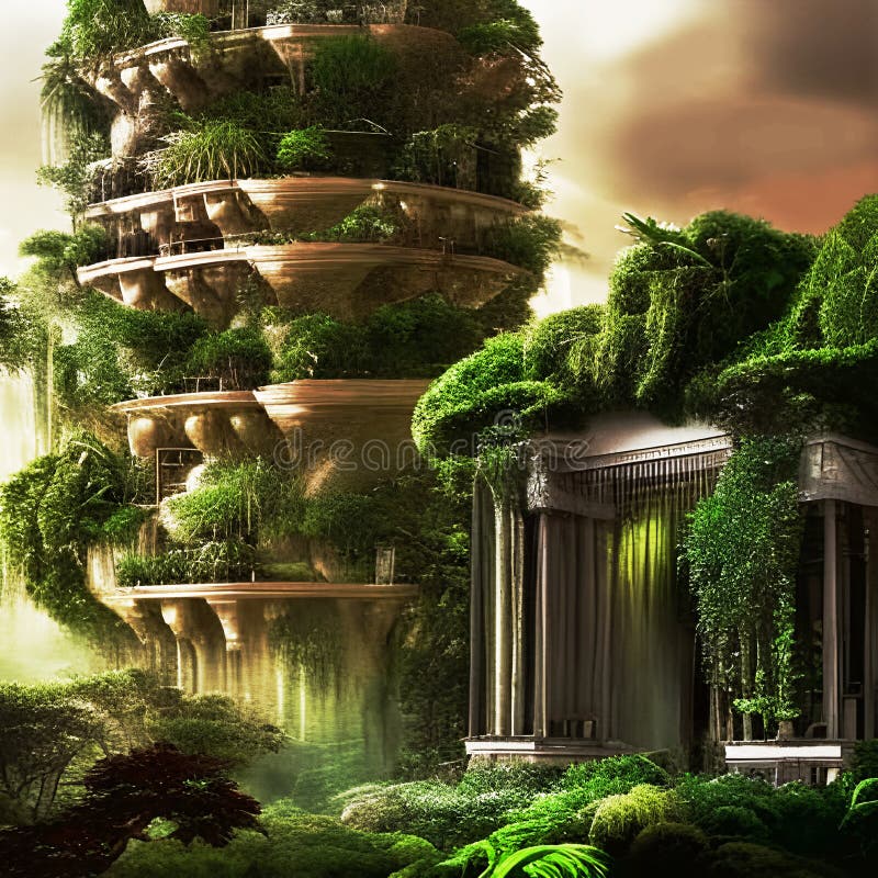 Hanging Gardens Babylon Stock Illustrations 104 Hanging Gardens