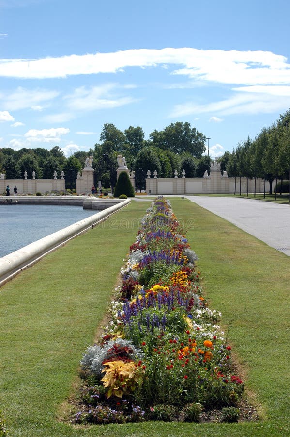 The Gardens of the Imperial Palace in Vienna Austria Stock Photo