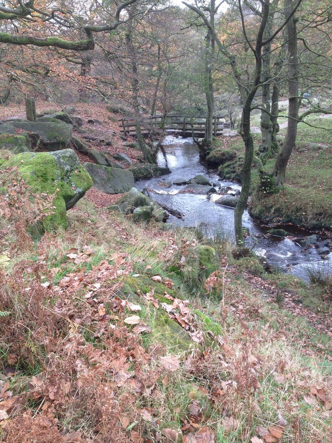 Garganta BRITÁNICA de Europa Inglaterra Derbyshire Padley fotografía de archivo libre de regalías Garganta BRITÁNICA de Europa Inglaterra Derbyshire Padley fotografía de archivo libre de regalías