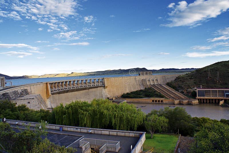 Gariep Dam Wider royalty free stock photos