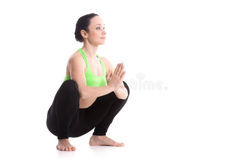 Garland yoga Pose