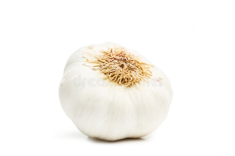 A garlic head stock photo. Image of white, background 126708320