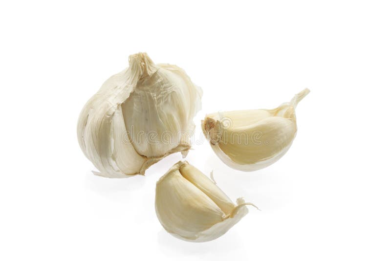 Garlic bulb isolated stock photo. Image of organic, eating 27919810