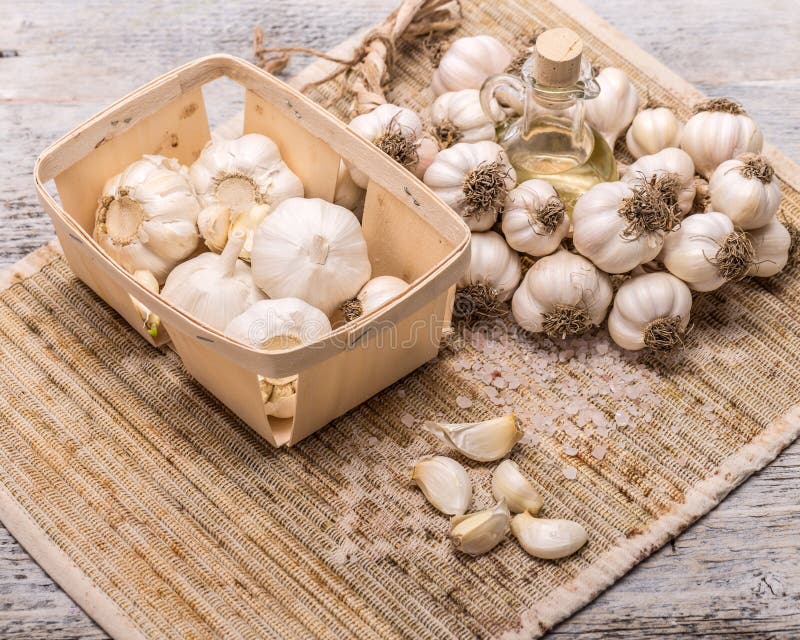 Garlic bulbs stock image. Image of ingredient, garlic 48791435