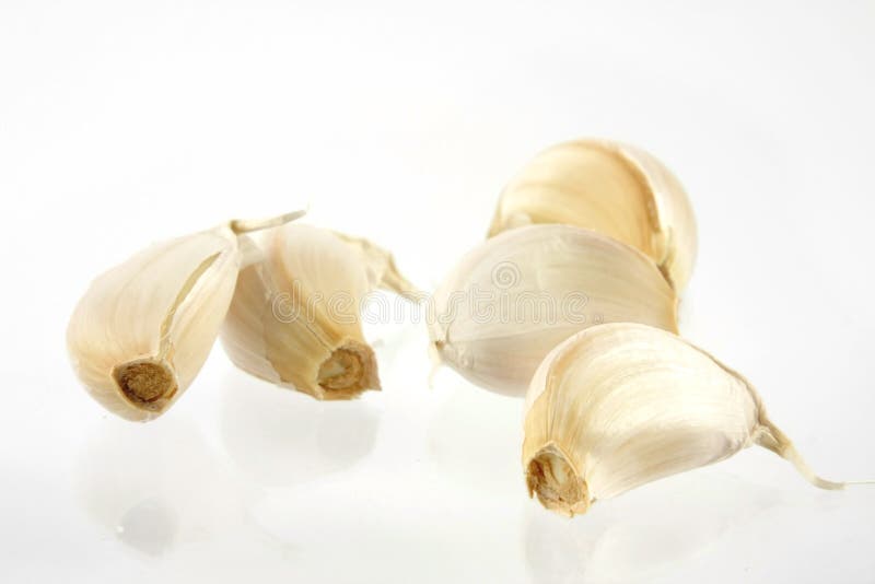 Garlic cloves stock image. Image of taste, organic, garnish 4406697