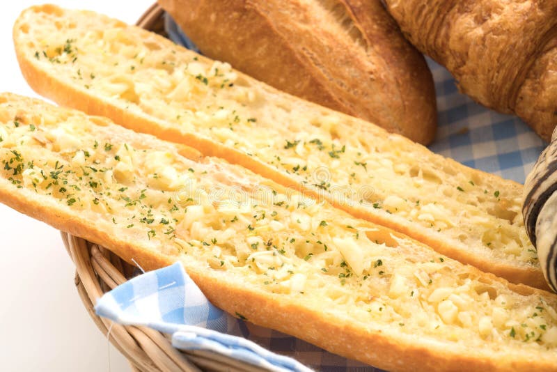 Garlic french bread stock image. Image of croissant, toast 88570401