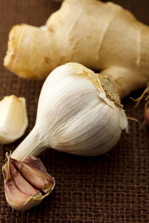 Garlic and ginger stock image. Image of spice, ginger 21661727
