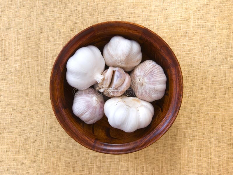 Garlic heads stock photo. Image of bowl, harvest, crop 20541744
