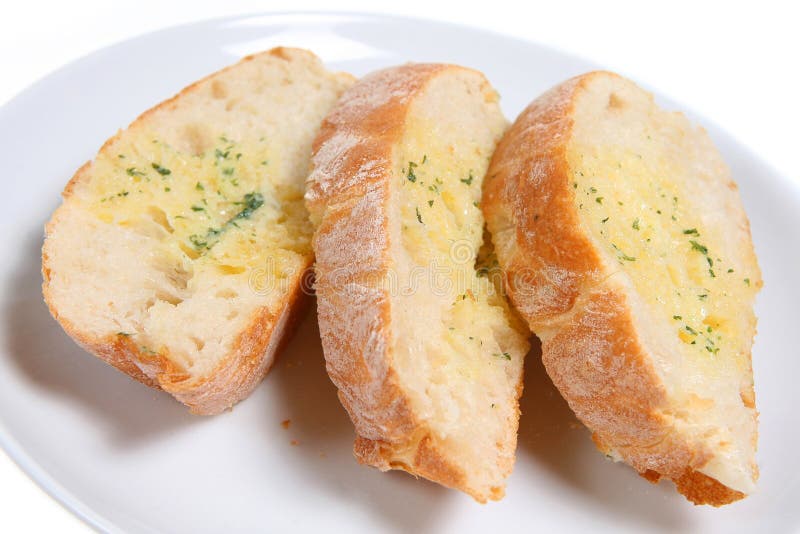 Garlic and Herb Bread stock photo. Image of food, italian 3412604