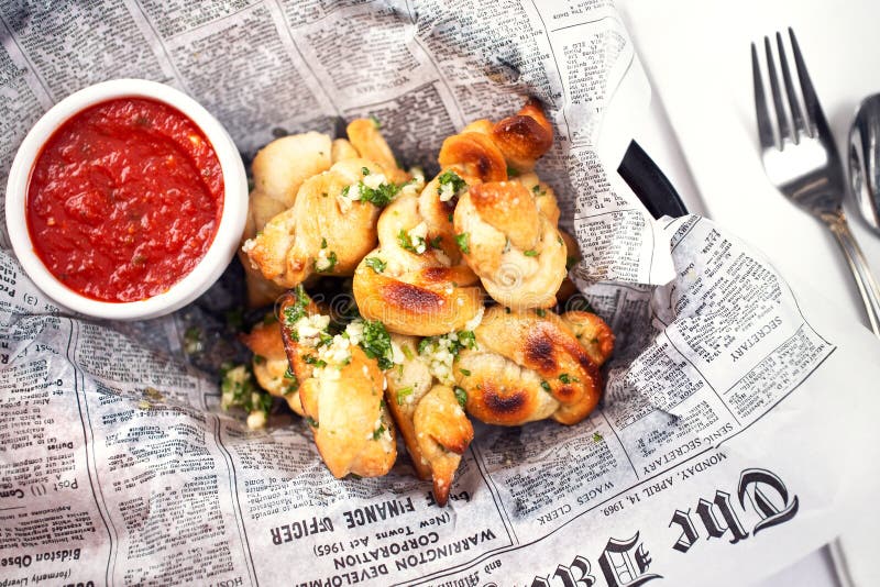 Garlic knots editorial photo. Image of bread, kitchen 182223746