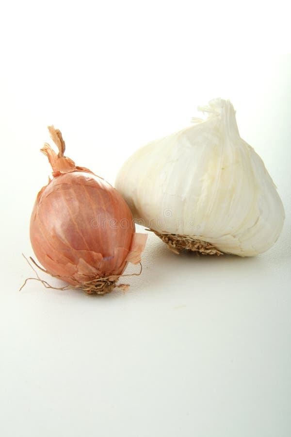 Group of garlic and onion stock image. Image of culinary 10072623