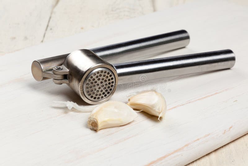 Garlic press stock photo. Image of nature, food, gourmet 24624894