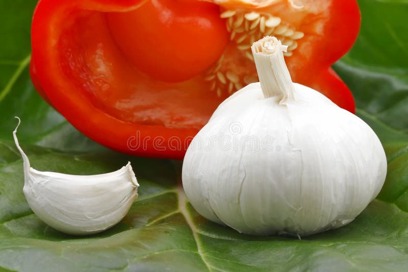 Garlic and red pepper