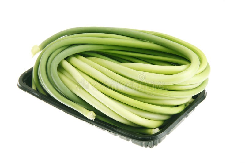 Garlic stem vegetables 2 stock image. Image of asian 11524953