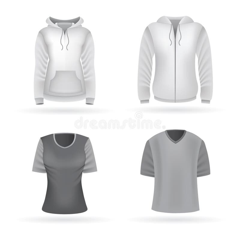 Garment Collection. Vector Illustration Decorative Design Stock Vector