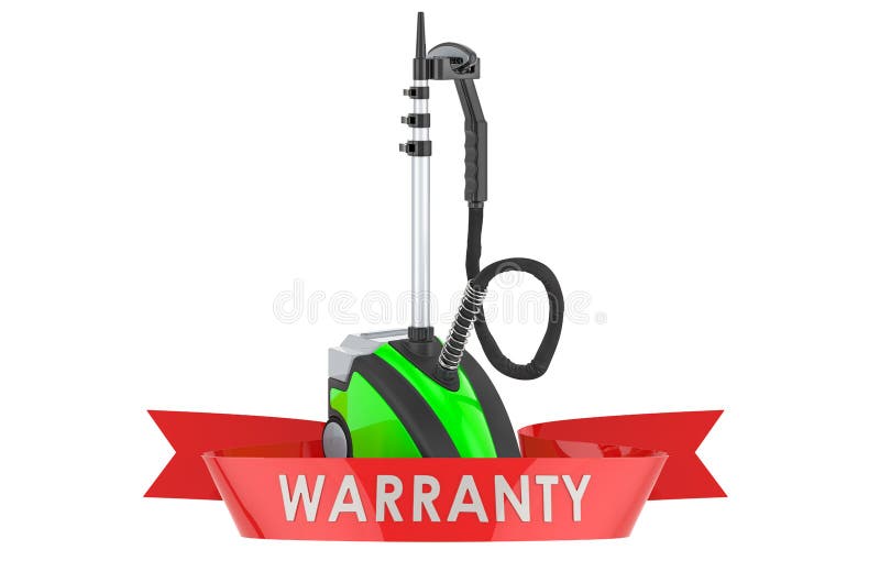 Garment Steamer Warranty Concept. 3D Rendering Stock Illustration